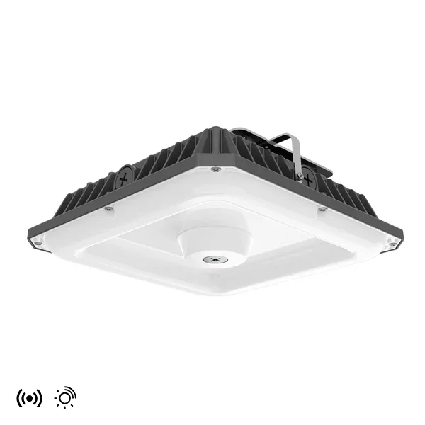 Malibu PowerArc™ 100W Sensor Ready Selectable Wattage and Color CCT Garage/Canopy Light – Bronze/White Finish (5-pack)