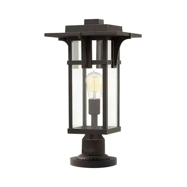 Manhattan Oil Rubbed Bronze IP44 Top Post Light