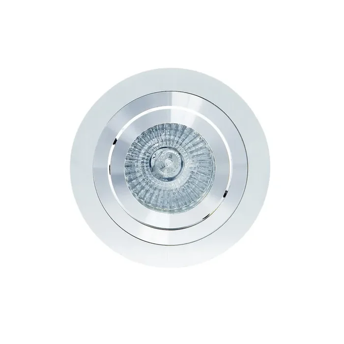 Mantra Fusion MC0005 Basico GU10 Swivel Downlight 9.2cm Round 1 x GU10 Max 50W Aluminium, Cut Out 80mm, Lampholder Included • MC0005
