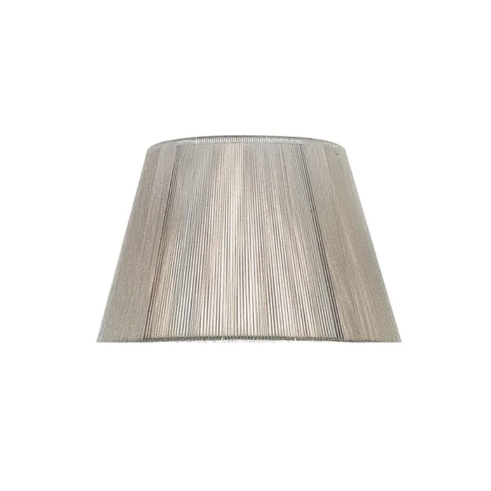 Mantra MS033 Silk String Shade Silver Grey 190/300mm x 195mm • MS033