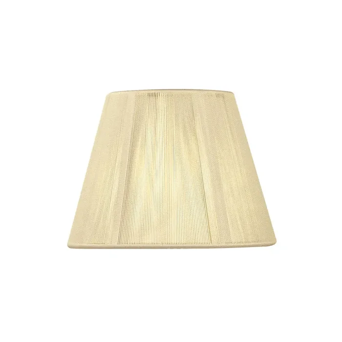 Mantra MS035 Silk String Shade Ivory Cream 190/300mm x 195mm • MS035