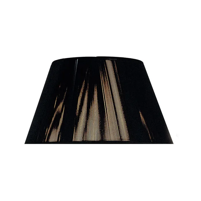 Mantra MS041 Silk String Shade Black 250/400mm x 250mm • MS041