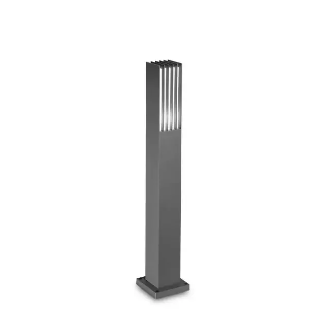 Marte PT1 Anthracite with White Diffuser IP44 Bollard
