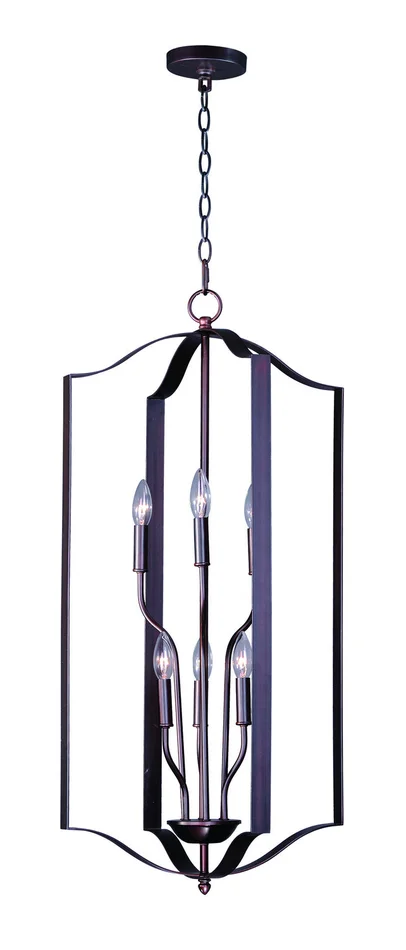 Maxim 10038OI Provident Six Light Chandelier, Oil Rubbed Bronze