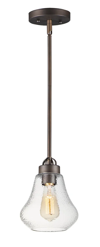 Maxim 10091HMOI Dianne One Light Pendant, Oil Rubbed Bronze