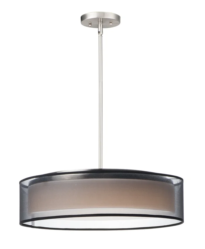 Maxim 10226BOSN Prime LED Pendant, Satin Nickel