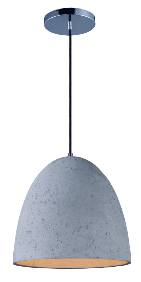 Maxim 12396GYPC Crete LED Pendant, Polished Chrome