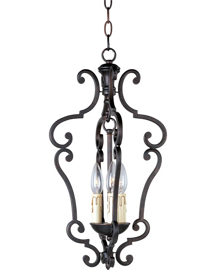 Maxim 20742CU Richmond Three Light Entry Foyer Pendant, Colonial Umber