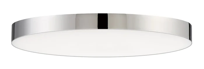 Maxim 57663WTPC Trim LED Flush Mount, Polished Chrome