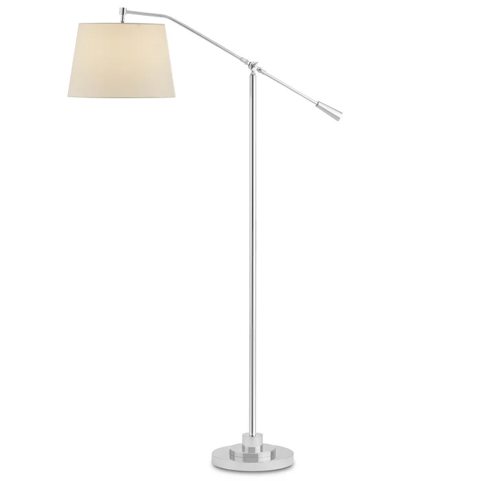 Maxstroke Collection One Light Floor Lamp in Polished Nickel (142|8000-0110)