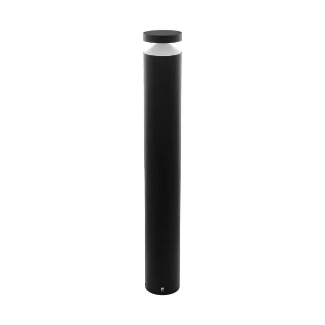 Melzo Black with Clear Acrylic IP44 LED Bollard