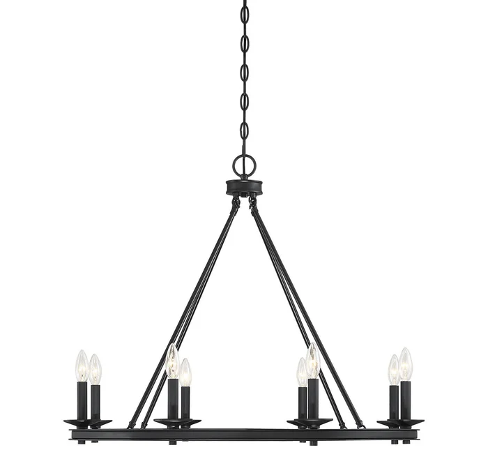 Middleton Eight Light Chandelier in Classic Bronze (51|1-308-8-44)