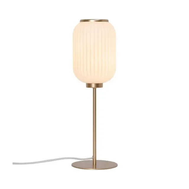 Milford Brushed Brass with Opal Diffuser Table Lamp