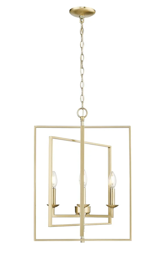 Millennium 3231-MG Nellis Four Light Pendant, Modern Gold