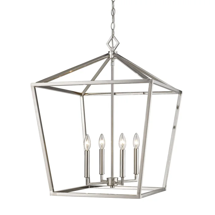 Millennium 3254-SN Four Light Pendant, Satin Nickel