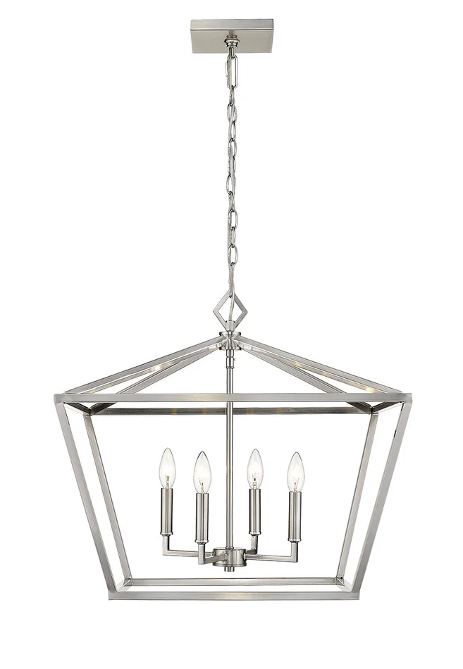 Millennium 3294-SN Four Light Pendant, Satin Nickel