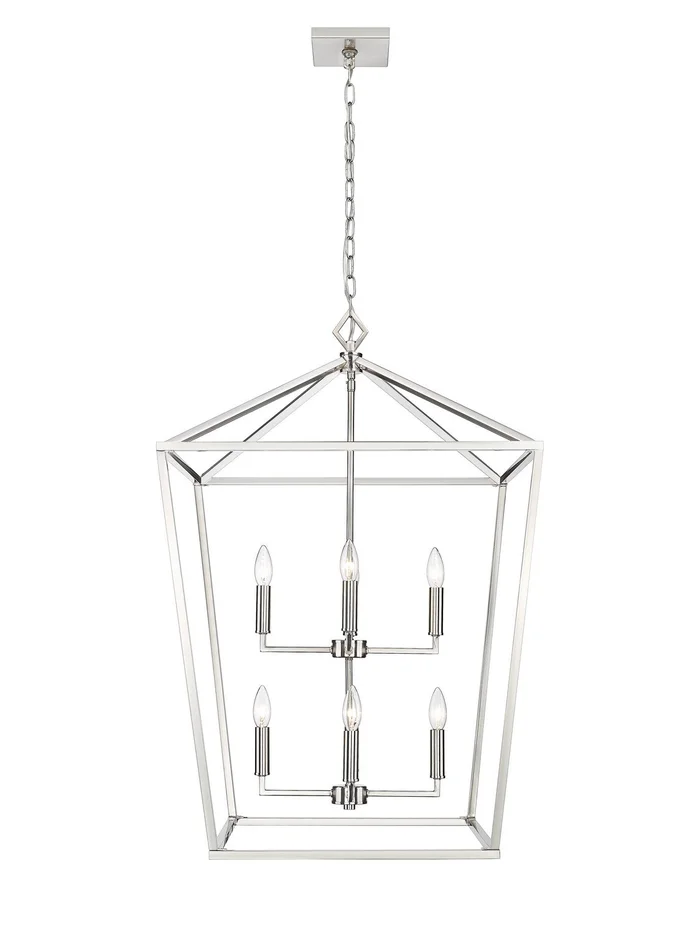 Millennium 3335-SN Eight Light Pendant, Satin Nickel