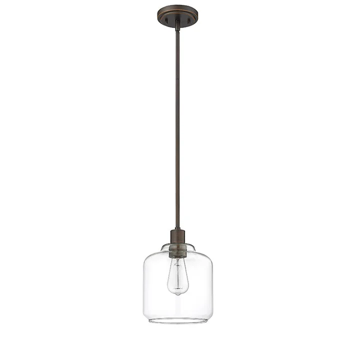 Millennium 6901-RBZ Asheville One Light Pendant, Rubbed Bronze