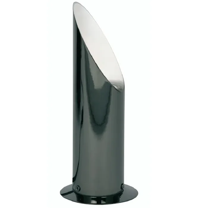Mini Uplighter Mirror Black Switched Floor Lamp