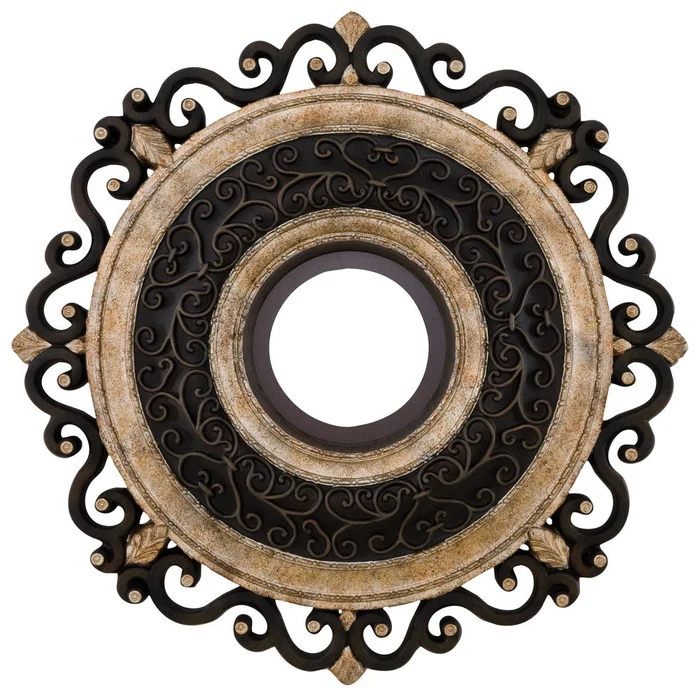 Minka-Aire CM7022-STW Napoli Ceiling Fan Medallion, Sterling Walnut