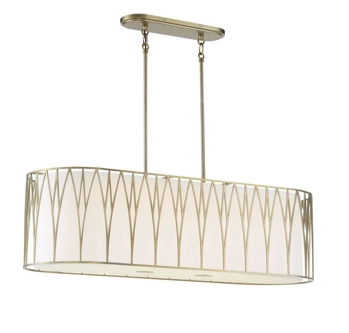 Minka-Lavery 1087-695-L Regal Terrace LED Pendant, Soft Brass