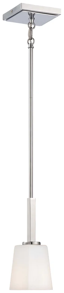 Minka-Lavery 1541-77 City Square One Light Mini Pendant, Chrome