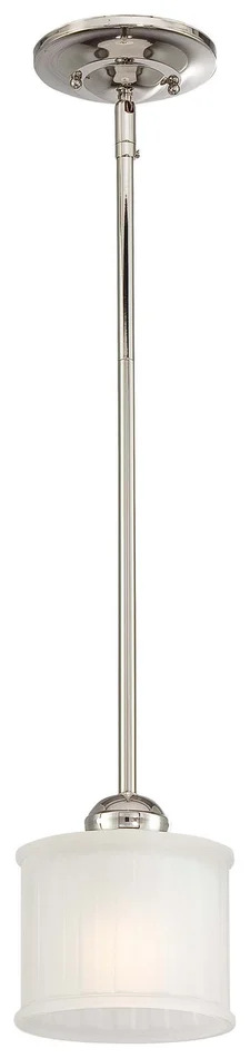 Minka-Lavery 1731-613 1730 Series One Light Mini Pendant, Polished Nickel