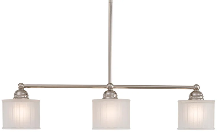 Minka-Lavery 1734-613 1730 Series Three Light Island Pendant, Polished Nickel