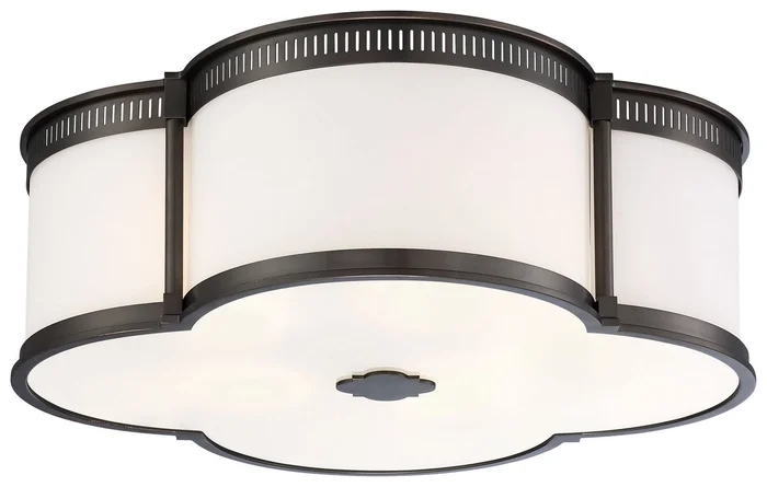 Minka-Lavery 1824-281-L LED Flush Mount, Harvard Court Bronze (Plated)