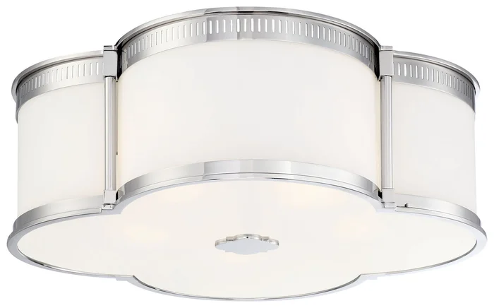 Minka-Lavery 1824-613-L LED Flush Mount, Polished Nickel