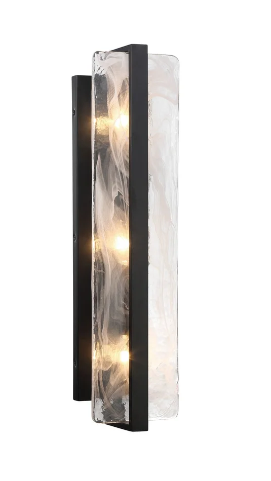 Minka Lavery 3615-66A Cloud Break Three Light Wall Sconce, Coal