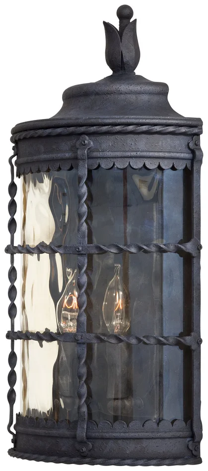 Minka-Lavery 8887-A39 Mallorca Two Light Pocket Lantern, Spanish Iron