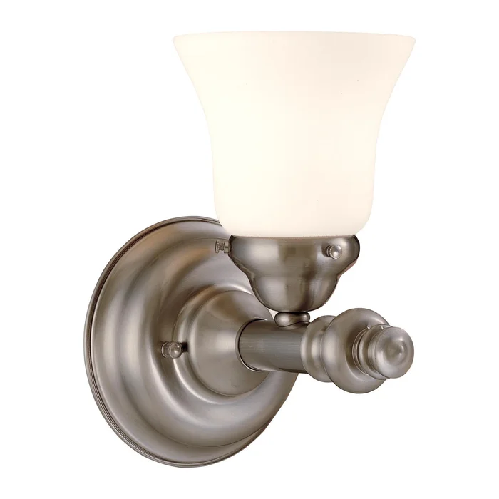 Minka-Lavery W5271-84 Richlieu One Light Bath, Brushed Nickel