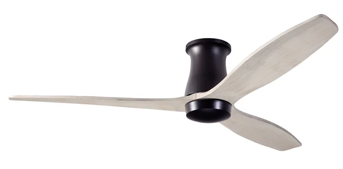 Modern Fan ARB-FM-DB-54-WW-NL-CC Arbor Flush DC 54″ Ceiling Fan, Wall/Remote Control Combo, Dark Bronze with Whitewash Blades