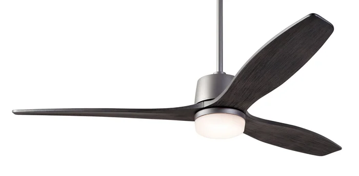 Modern Fan ARB-GT-54-EB-870-CC Arbor DC 54″ Ceiling Fan with 17W LED Light, Wall/Remote Control Combo, Graphite with Ebony Blades