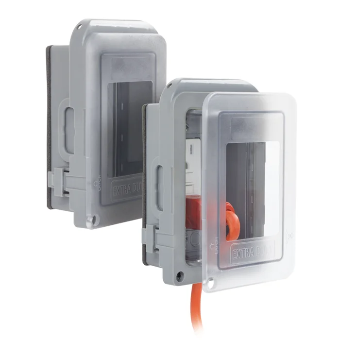 Mulberry 30983W Expandable Extra-Duty Plastic In-Use Weatherproof Cover, Single Gang, Vertical or Horizontal, White