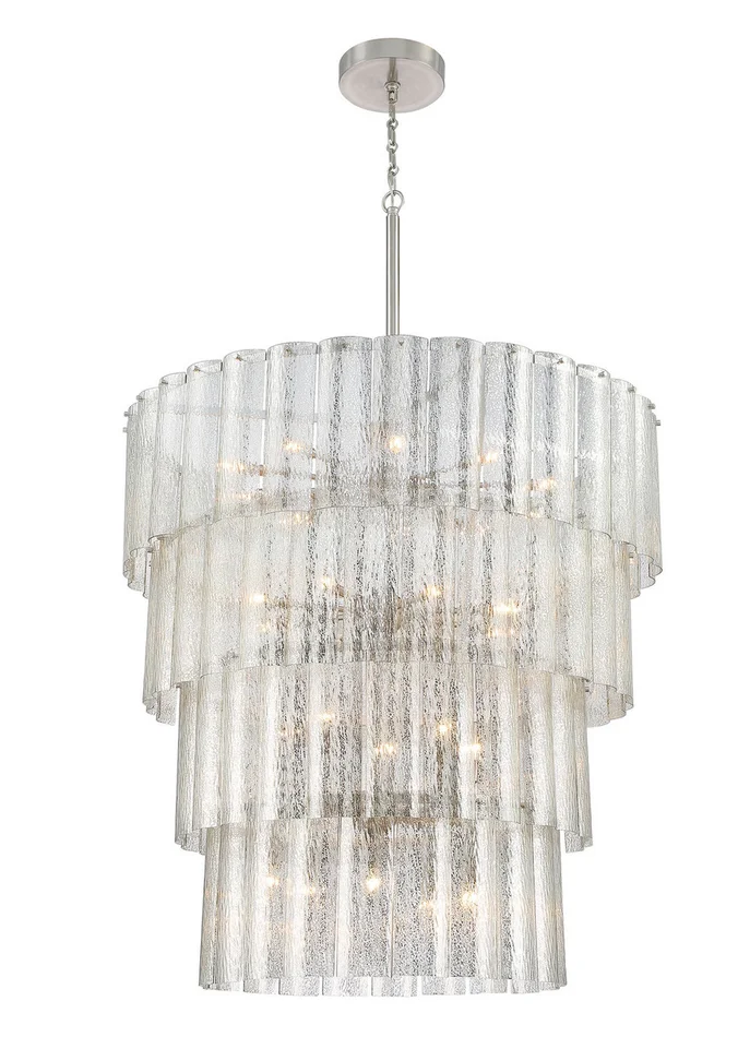 Museo 28 Light Chandelier in Brushed Polished Nickel (46|48628-BNK)