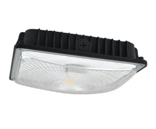 NaturaLED 9248 – LED-FXSCM85/40K/BK – Slim Canopy Large – 13″ X 13″ – 85W – 4000K – 120-277V – 400W Equal – Black