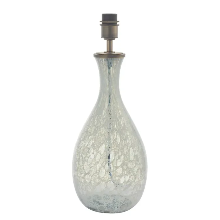 Neptune Grey Artisan Glass Table Lamp