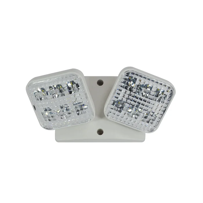 Nora Lighting NE-872LEDW Emergency LED Single Square Head Remote, 2x 1W, 150lm – White