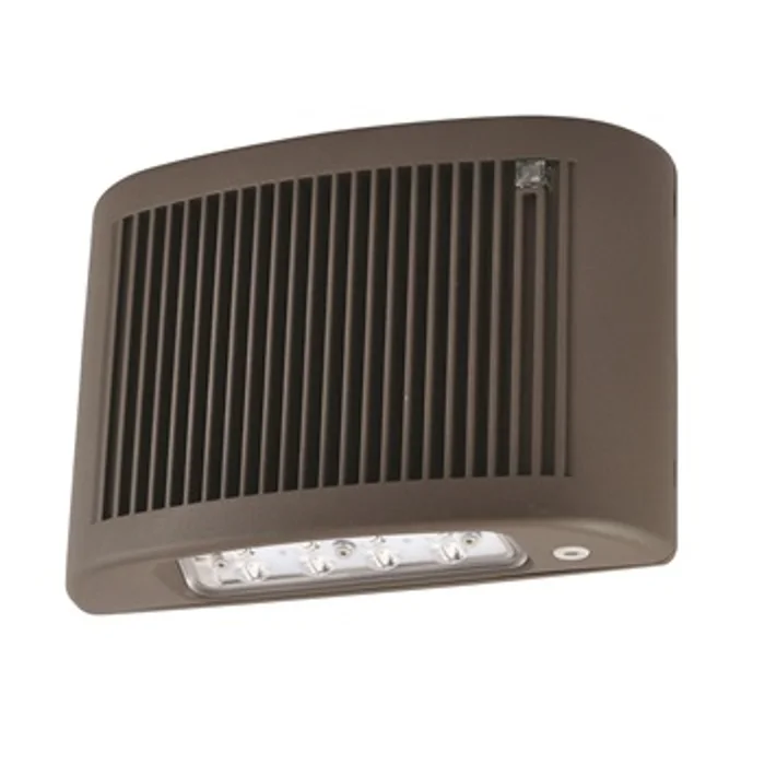 Nora Lighting NE-902LEDW Outdoor Slim LED Emergency Light with Photosensor, White