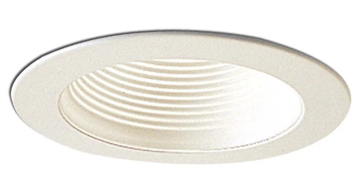 Nora Lighting NL-410 Recessed 4″Stepped Baffle, White
