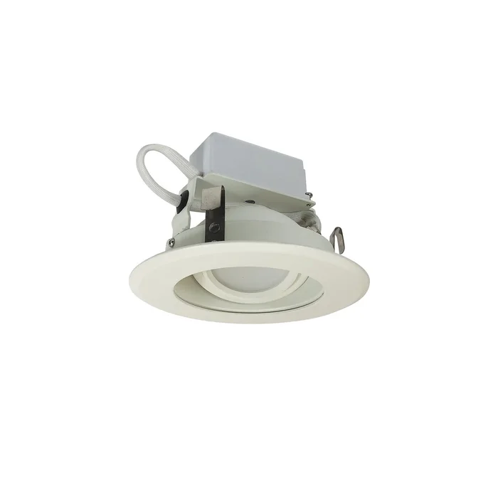 Nora Lighting NLCBC-46930XMPW Cobalt 4″ Adjustable, Matte Powder White