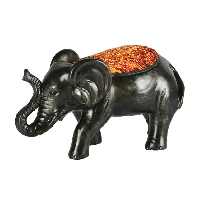 Novelty Elephant Mosaic Tiffany Table Lamp