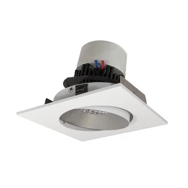 NPR-4SC30XHZMPW 4″ Pearl LED Square Adjustable Cone Retrofit 1000LM / 12W 3000K