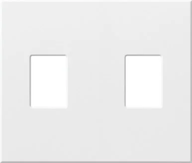 NT-O-NFB-BB Single-gang Nova T Wallplate, Small (vareo), Opening, No Fins