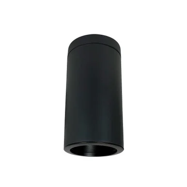 NYLI-6SI2BBB 6″ Cylinder Black Surface Mount Incandescent Baf. Black