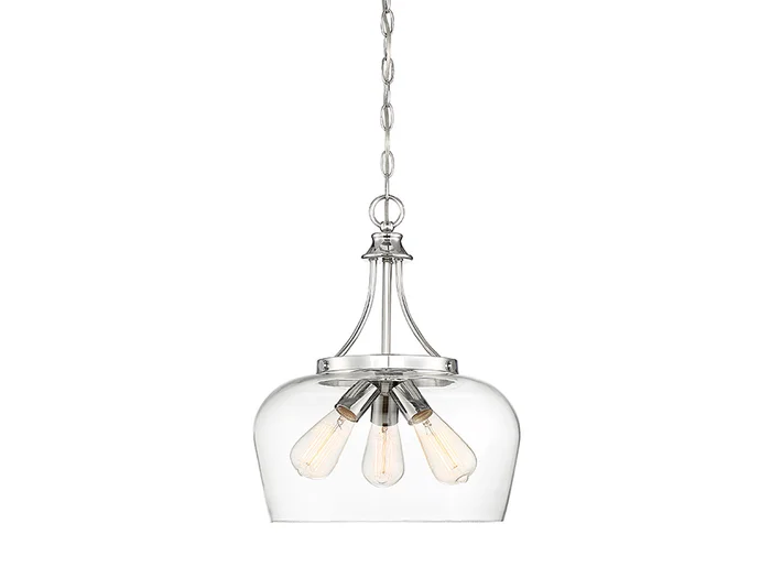 Octave Three Light Pendant in Polished Chrome (51|7-4034-3-11)