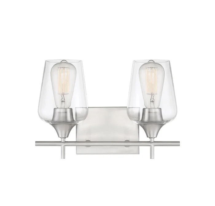 Octave Two Light Bath Bar in Satin Nickel (51|8-4030-2-SN)