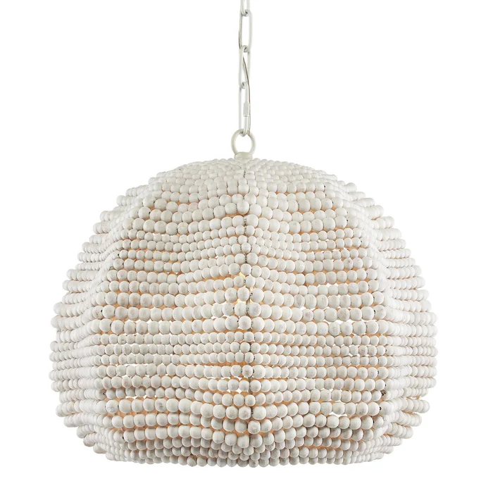 Octavia White Pendant One Light Pendant in White/Whitewash (142|9000-0864)